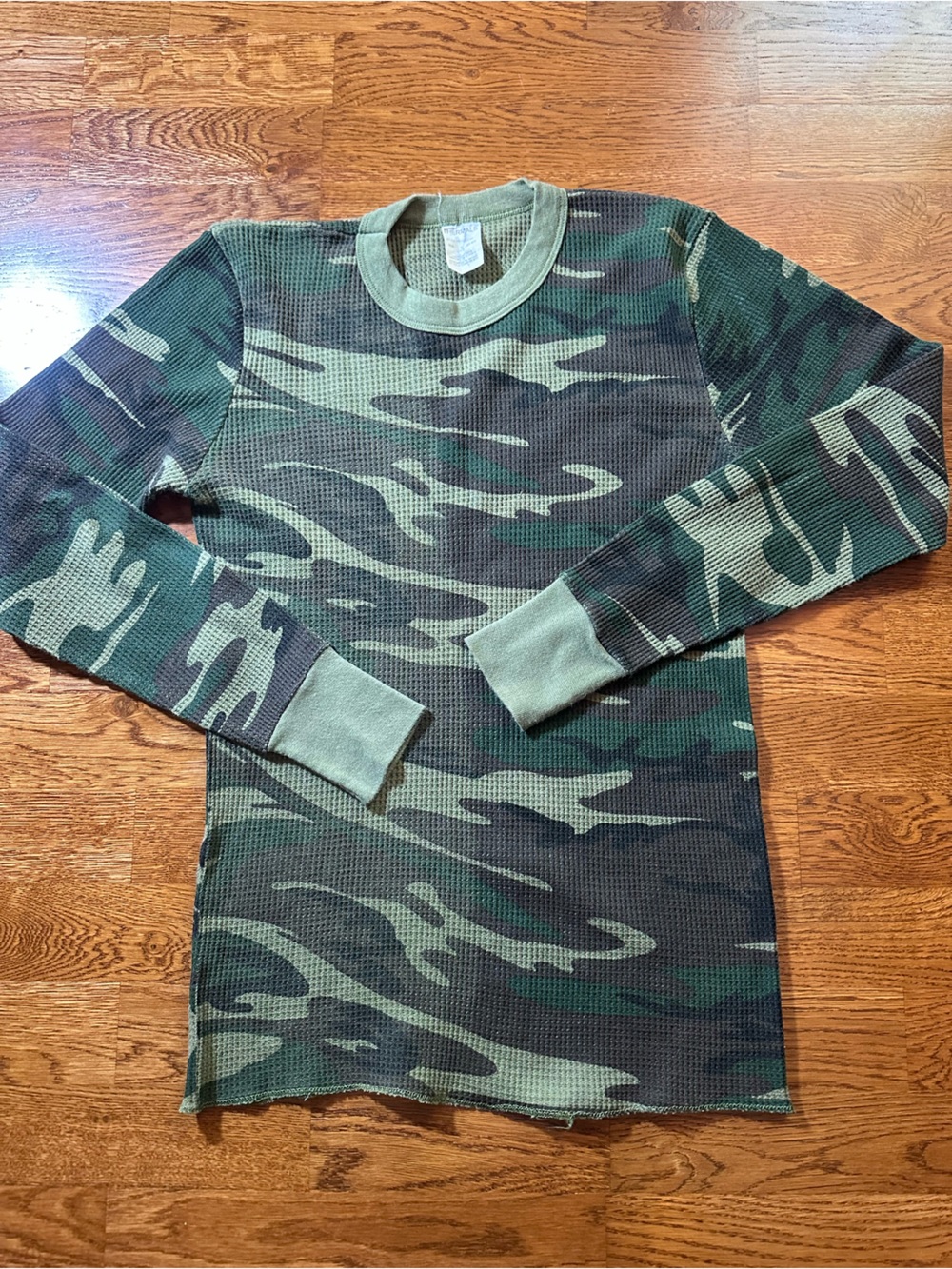 Green Camo Thermal Long Sleeve Shirt